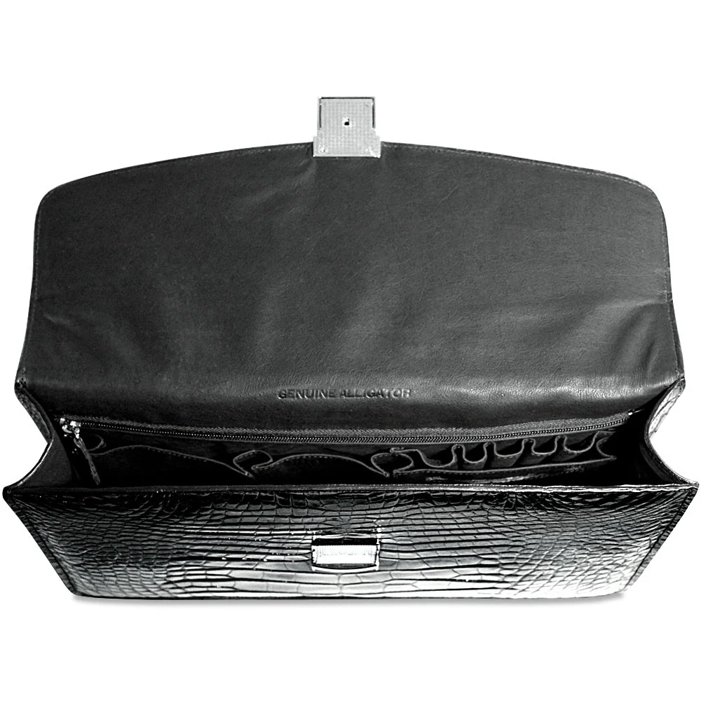 American Alligator Slim Briefcase #AL401 - Image 3