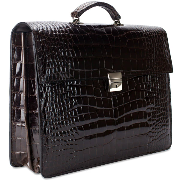 American Alligator Executive Briefcase #AL422 - Image 4