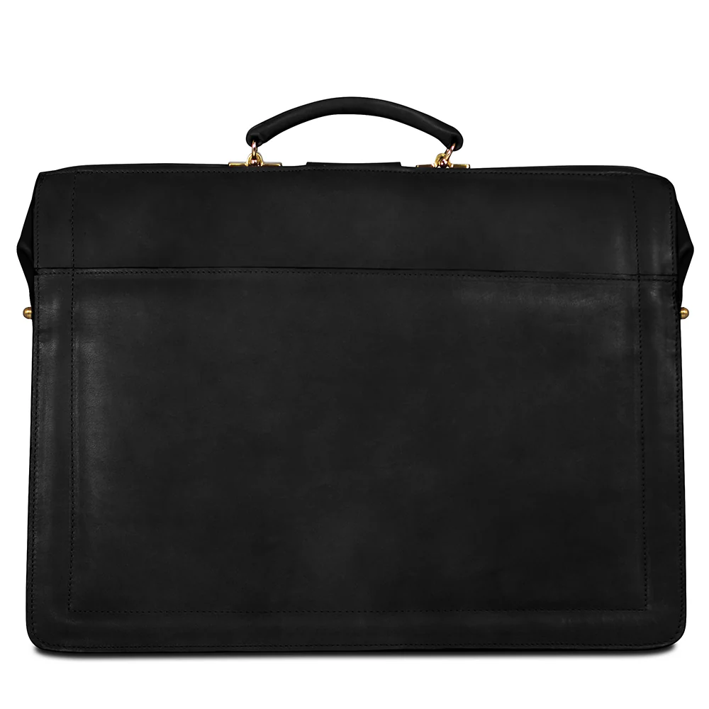 Belting Leather Classic Combination Lock Briefbag #9005 - Image 14