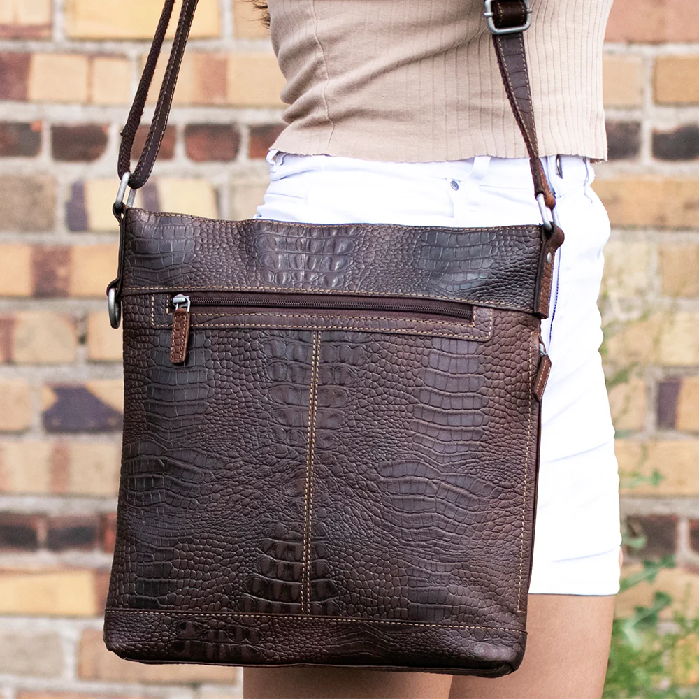 Hornback Croco Crossbody Bag #HB312 - Image 8