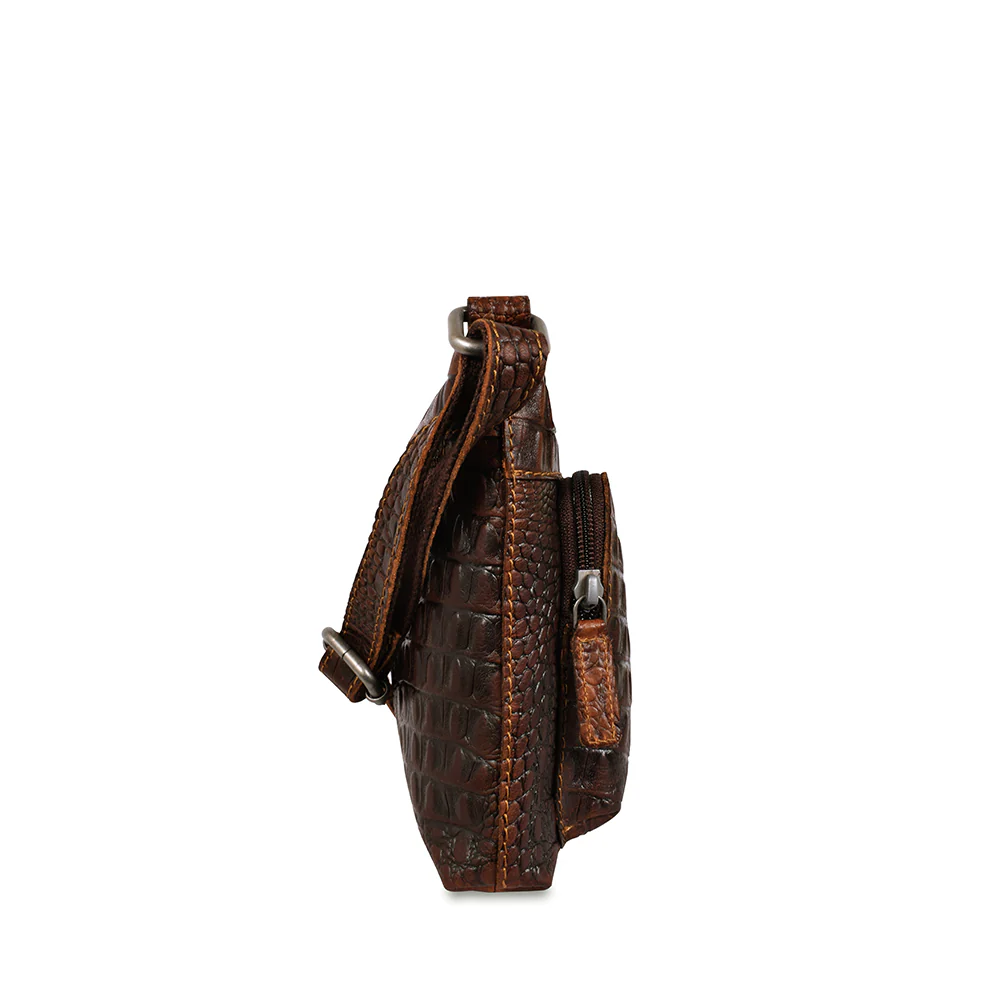 Hornback Croco Mini City Crossbody #HB810 - Image 5