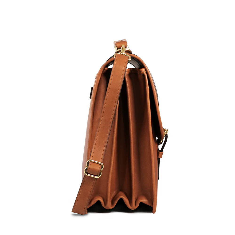 University Executive Leather Briefcase #2499 - Image 11