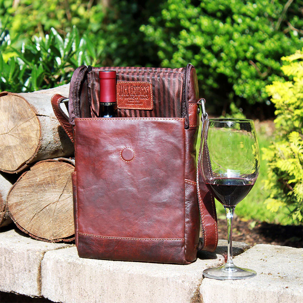 Crossbody Messenger & Wine Bag #7513 - Image 12