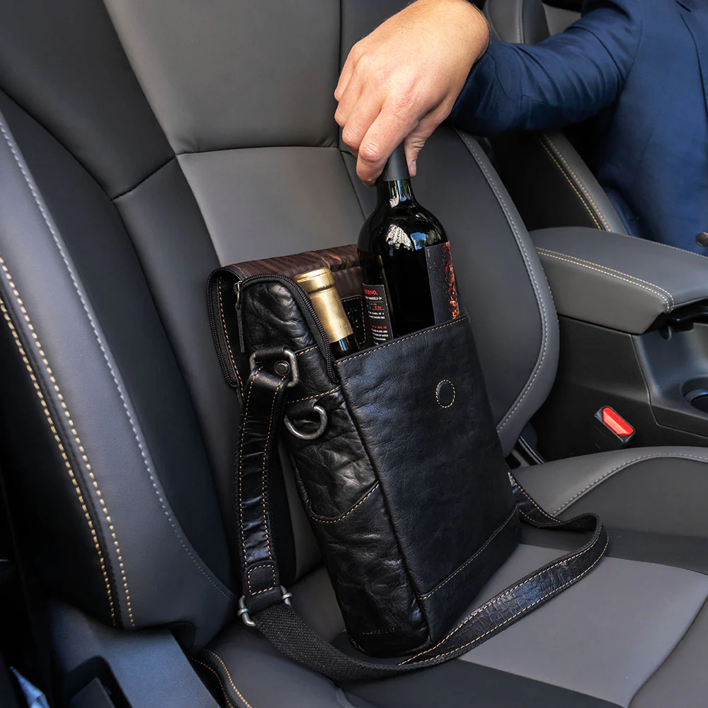 Crossbody Messenger & Wine Bag #7513 - Image 13