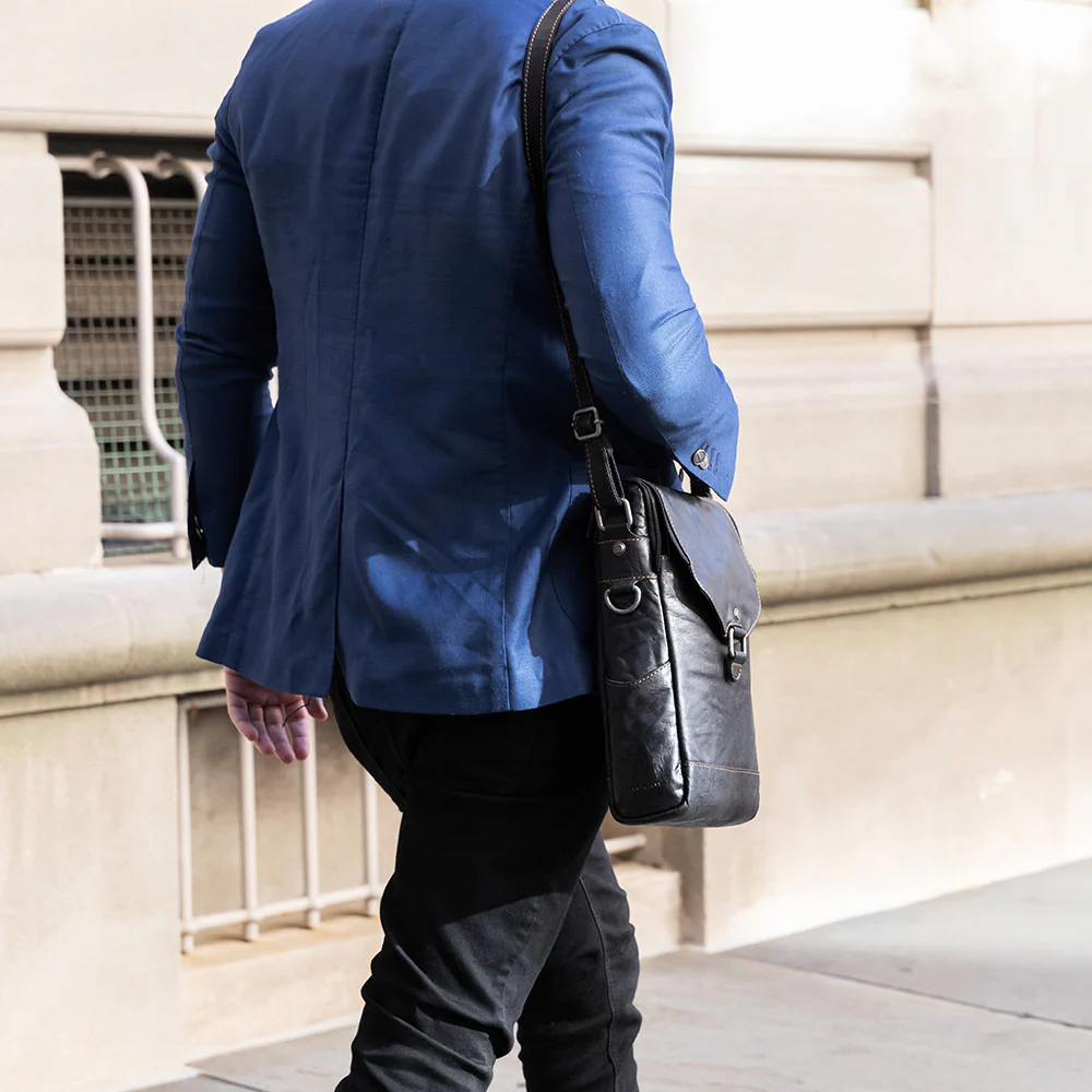 Crossbody Messenger & Wine Bag #7513 - Image 16