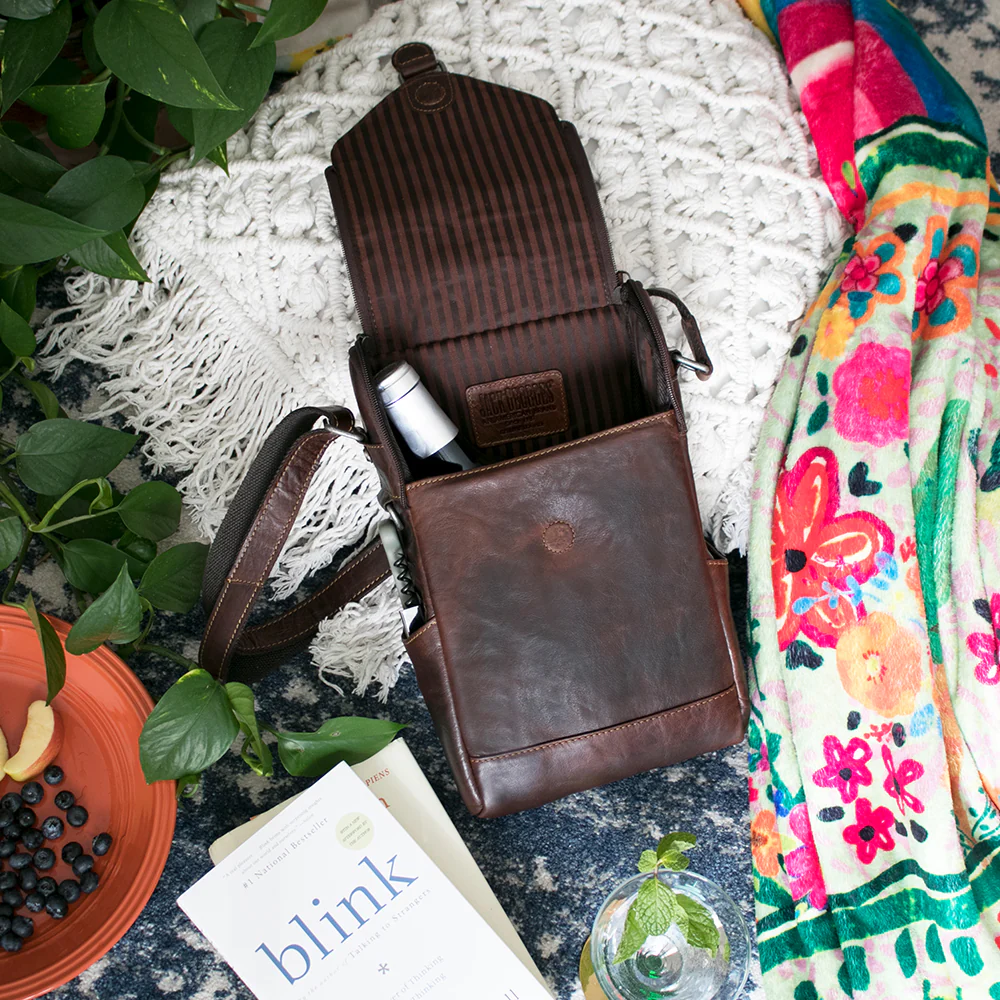 Crossbody Messenger & Wine Bag #7513 - Image 19