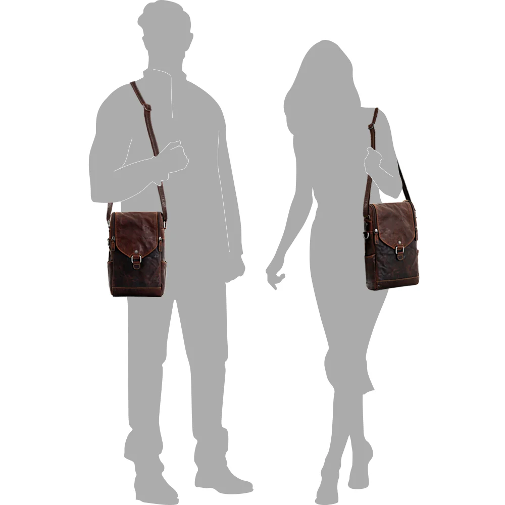 Crossbody Messenger & Wine Bag #7513 - Image 20