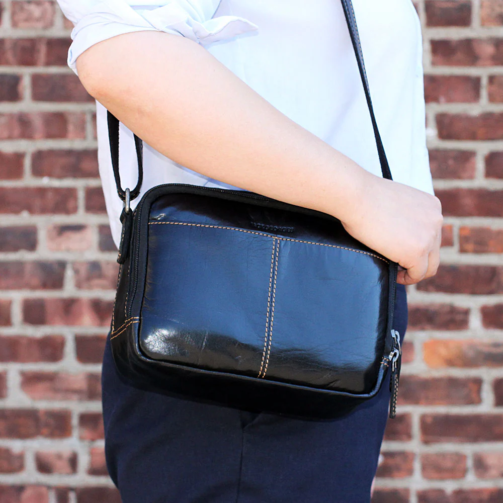 Double Zippered Crossbody Bag #7195 - Image 19