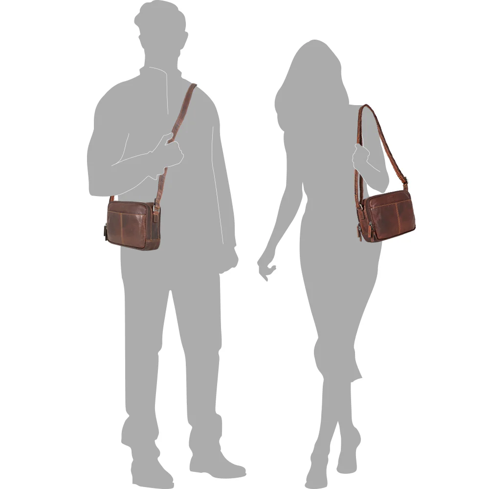 Double Zippered Crossbody Bag #7195 - Image 20