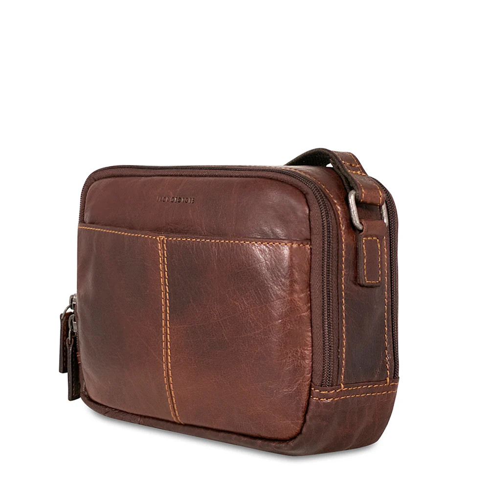 Double Zippered Crossbody Bag #7195 - Image 5