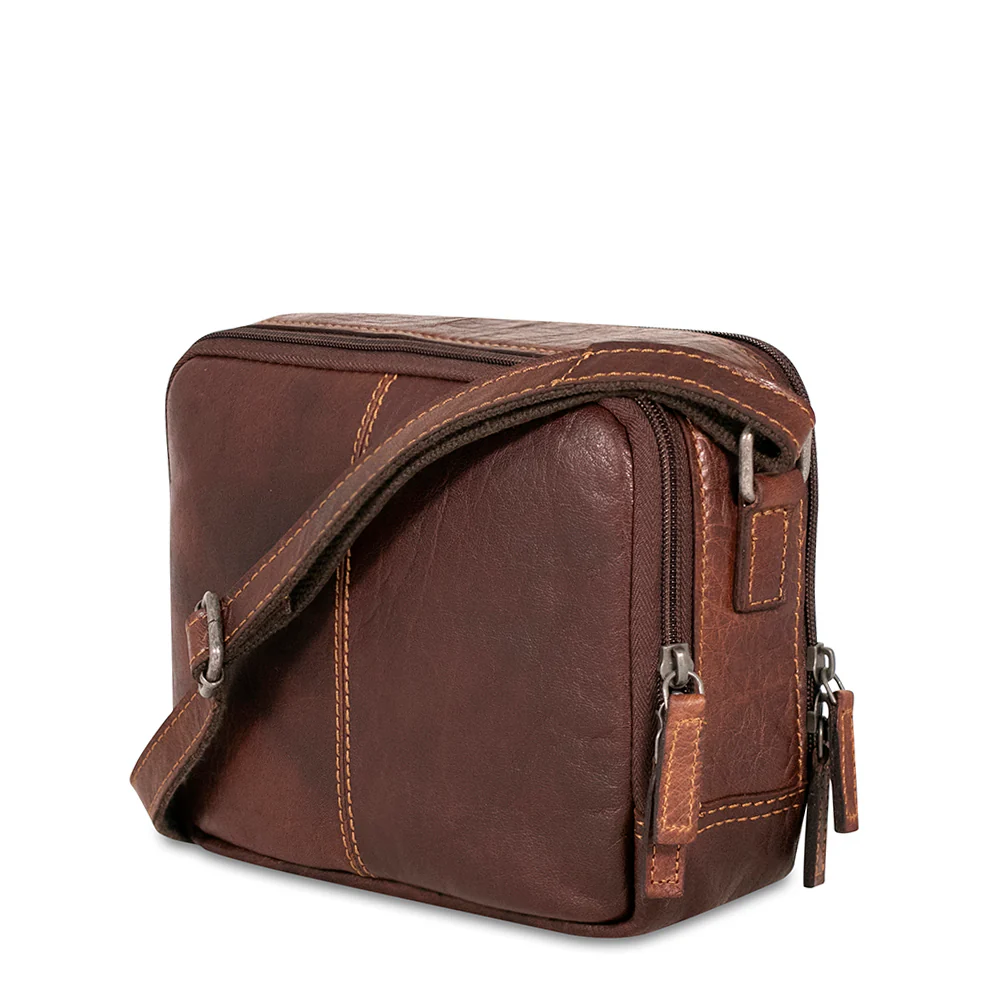 Double Zippered Crossbody Bag #7195 - Image 7