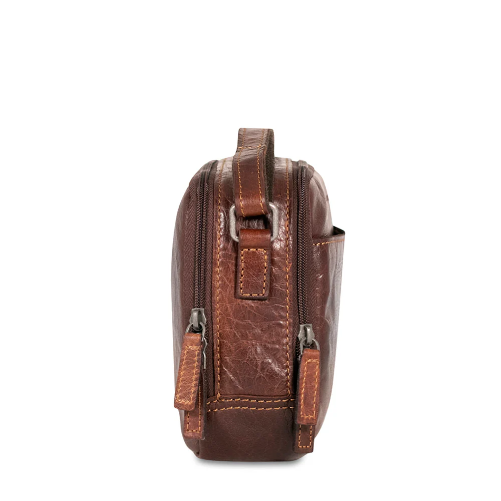 Double Zippered Crossbody Bag #7195 - Image 8