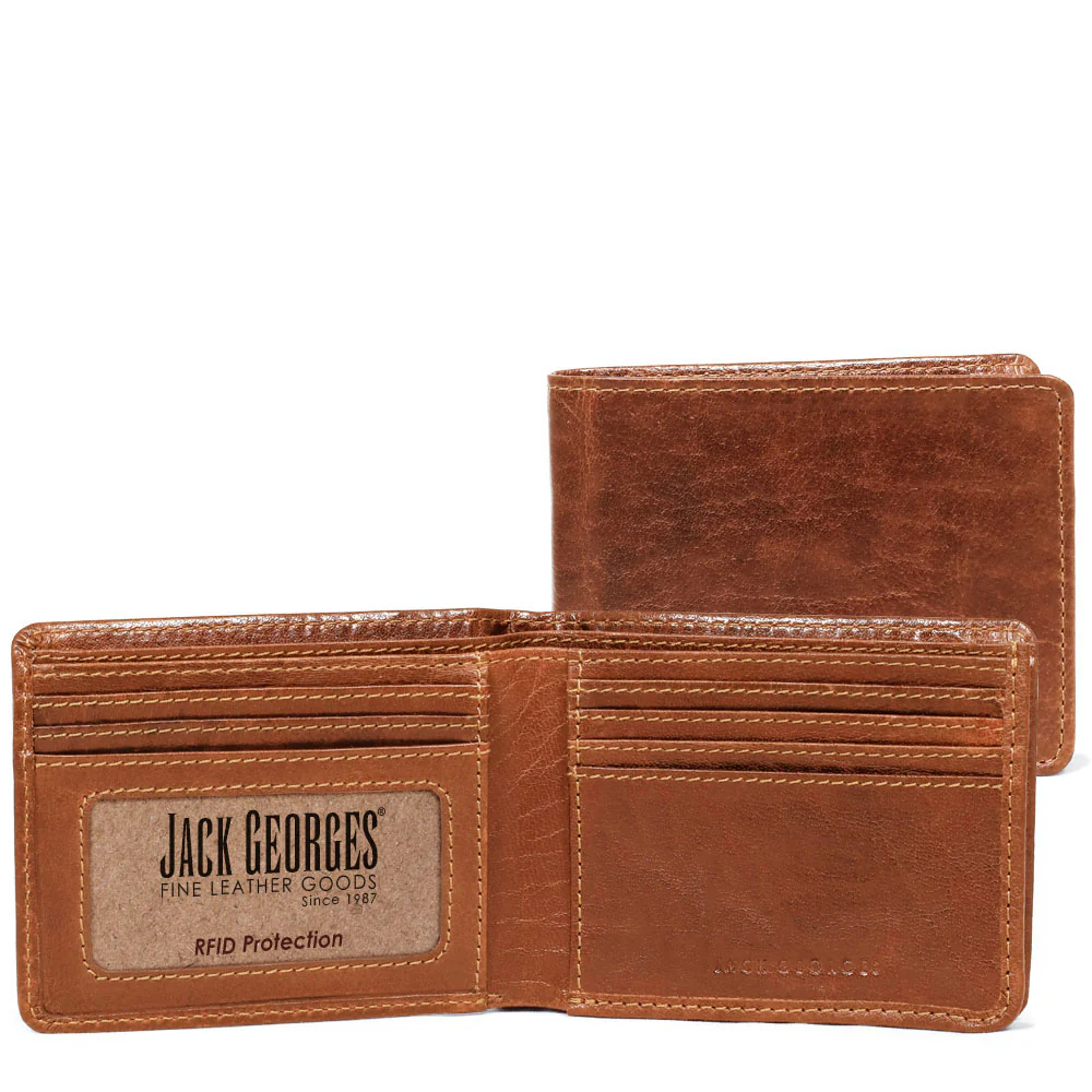 Bifold Wallet with Gusseted Currency Pocket #7731 - Image 6