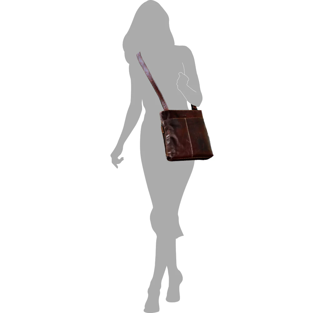 Small Zippered Crossbody Bag #7880 - Image 13