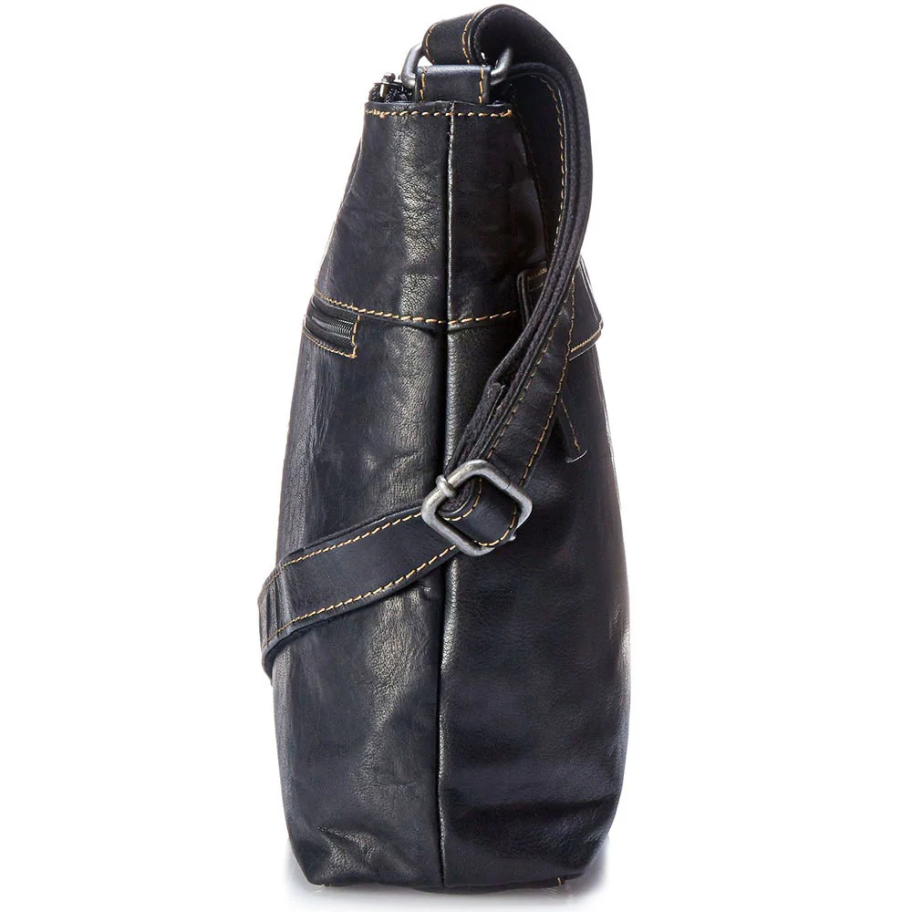 Zippered Crossbody Hobo Bag #7832 - Image 11