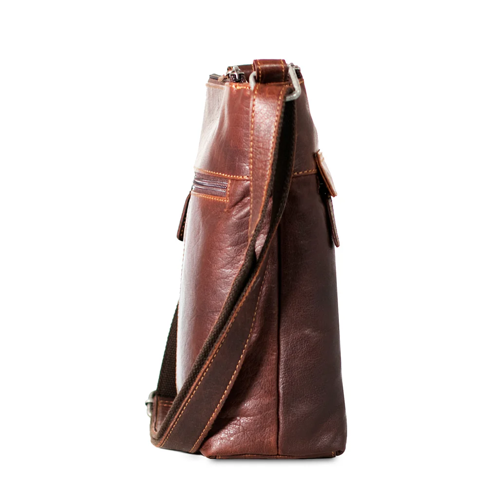 Zippered Crossbody Hobo Bag #7832 - Image 8