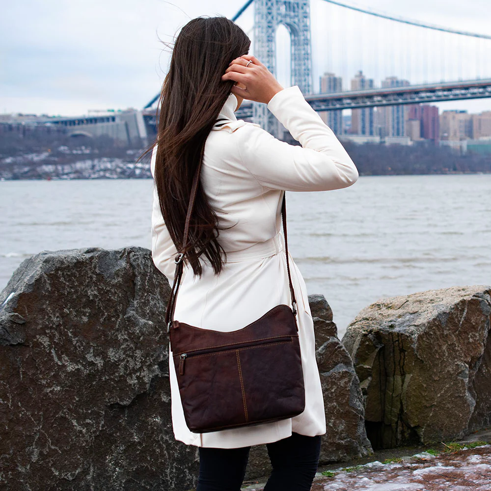 Uptown Hobo Bag w/Large Front Pocket #7874 - Image 10