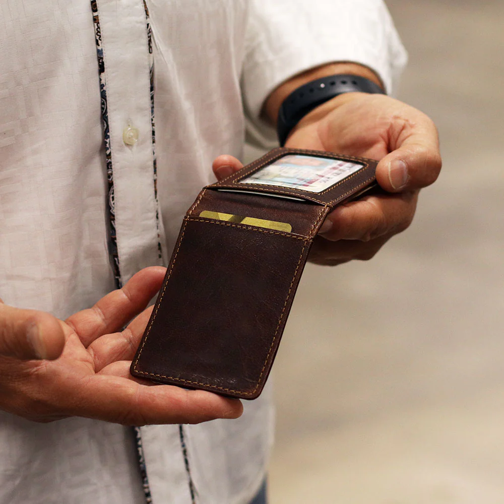 Bi-Fold Magnetic Money Clip Wallet #7748 - Image 5