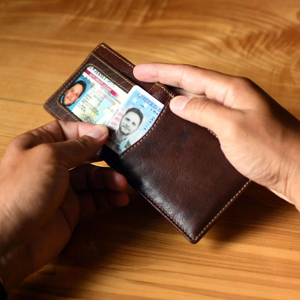 Slim Bifold Wallet #7300 - Image 10