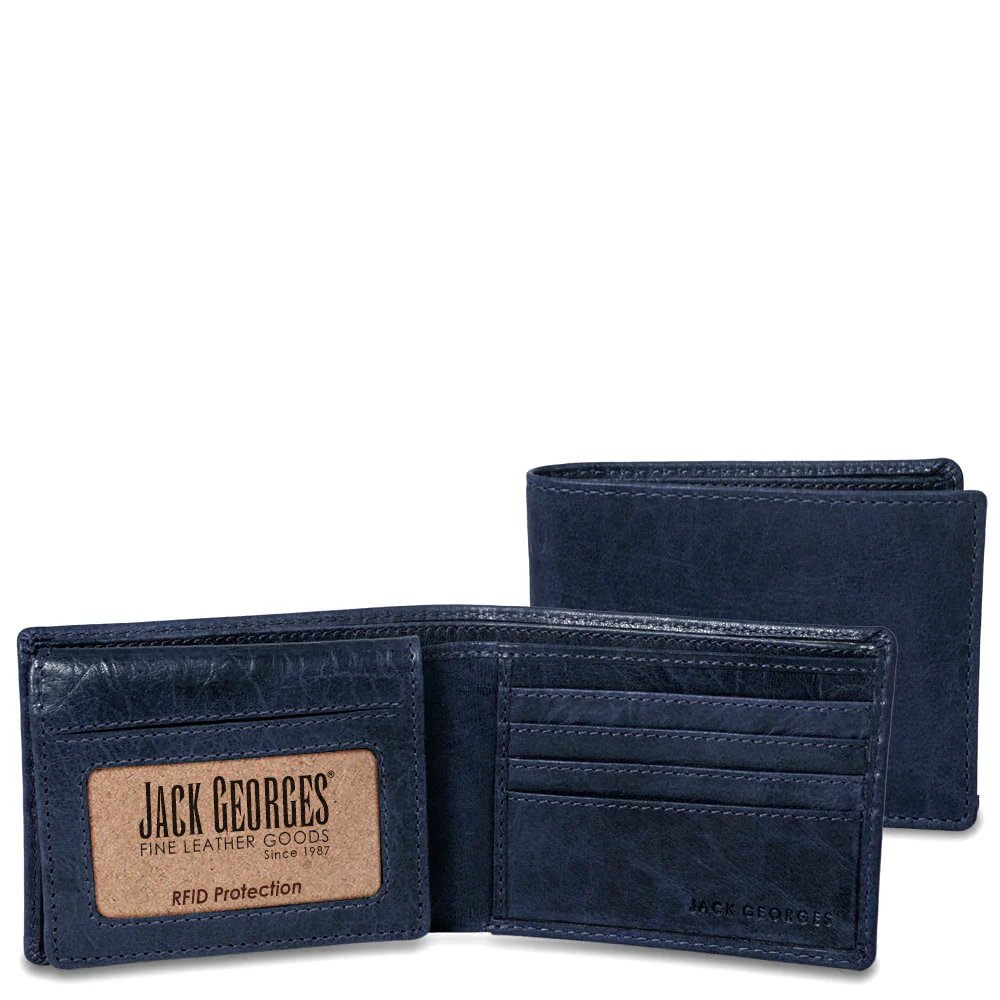 Bifold Wallet with ID Flap #7302 - Image 4
