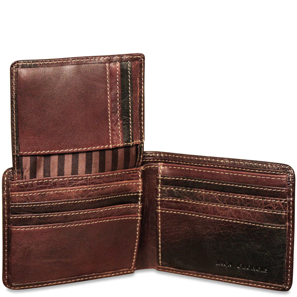 Bifold Wallet with ID Flap #7302 - Image 5