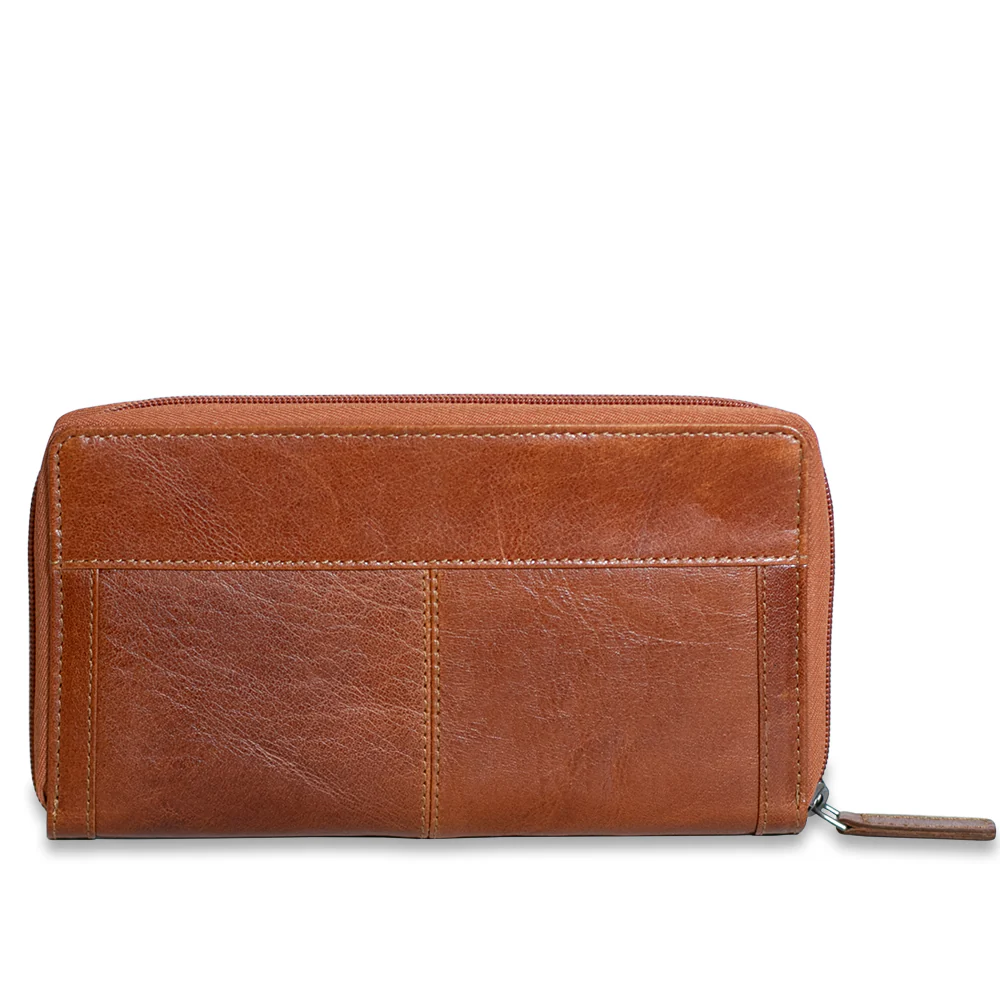 Large Zip-Around Travel Wallet #7724 - Image 14