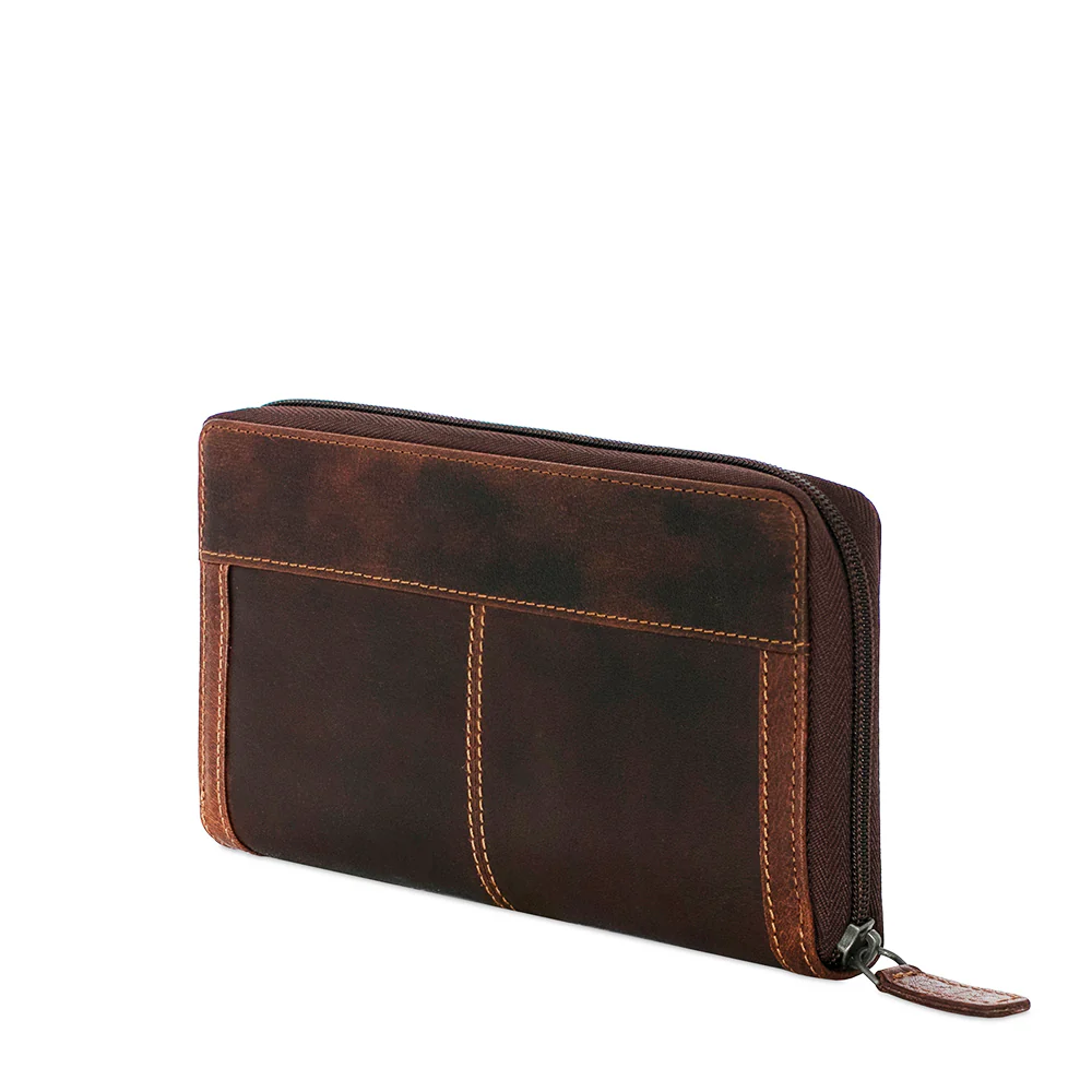 Large Zip-Around Travel Wallet #7724 - Image 5