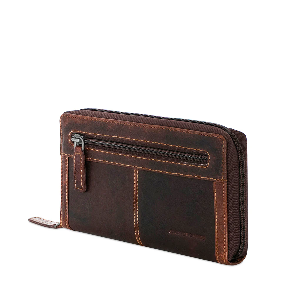 Large Zip-Around Travel Wallet #7724 - Image 9