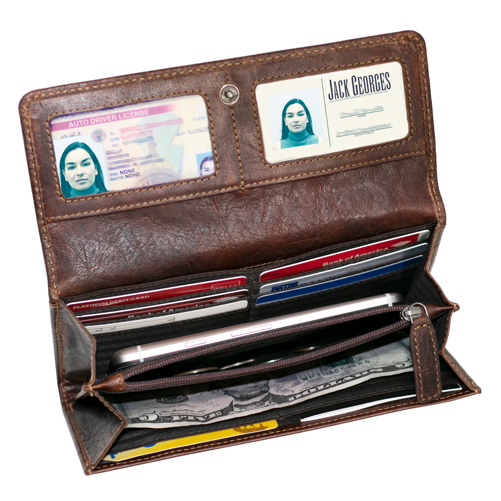 Tooled Clutch Wallet #FL726 - Image 3