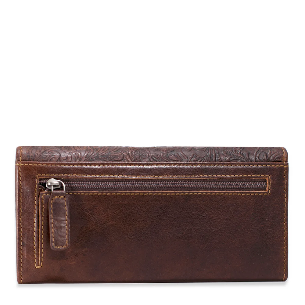 Tooled Clutch Wallet #FL726 - Image 5