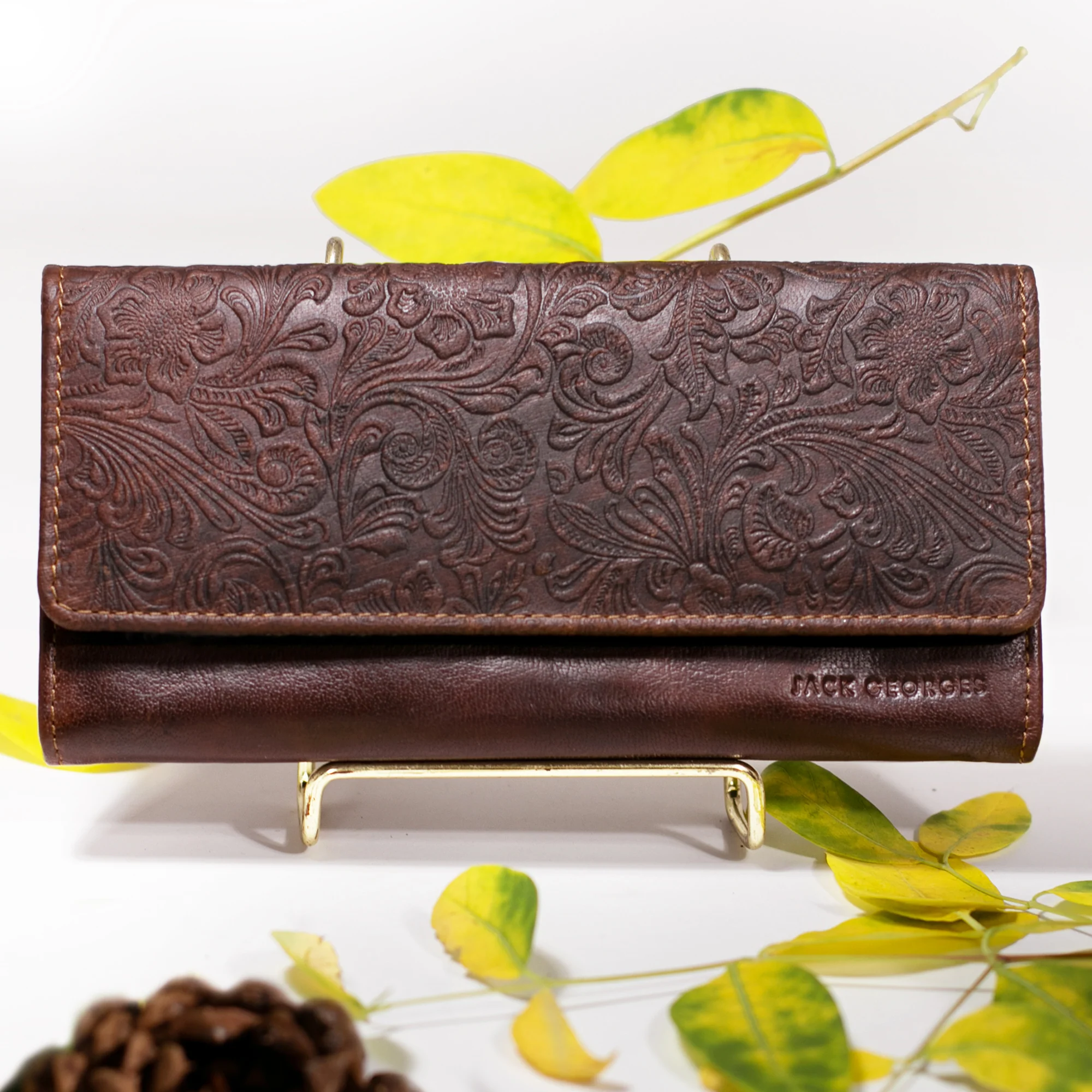 Tooled Clutch Wallet #FL726 - Image 6