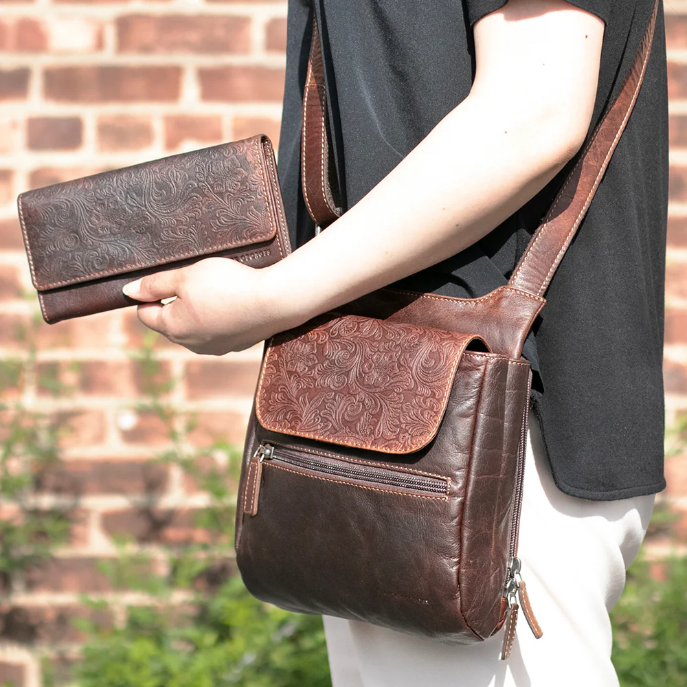 Tooled Clutch Wallet #FL726 - Image 7